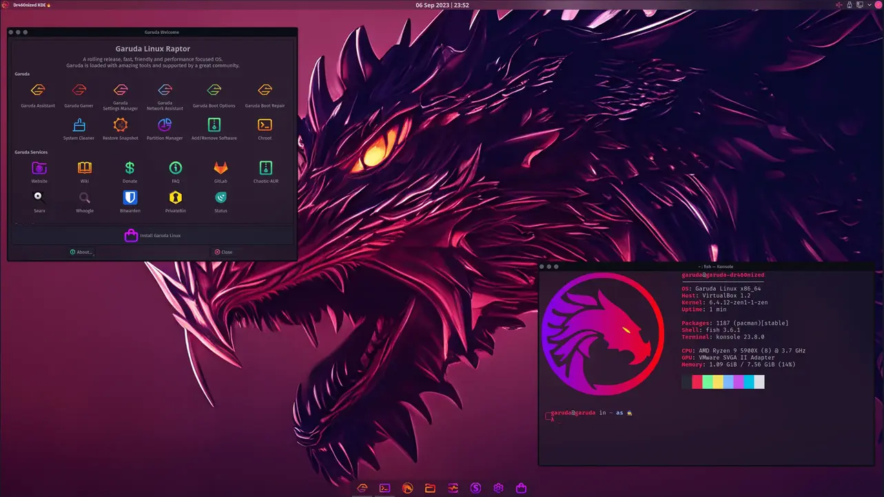 Garuda Linux Dragonized