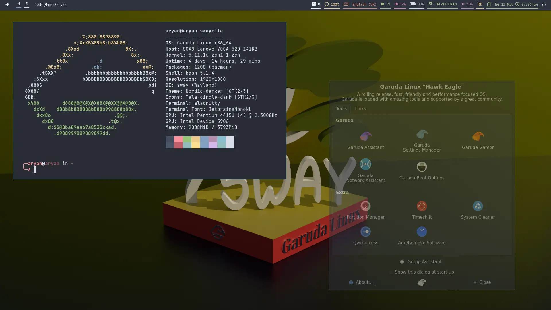 Garuda Linux Sway